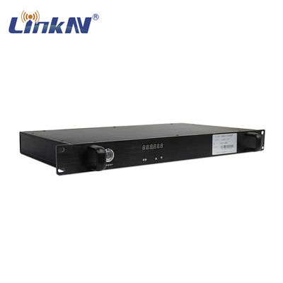 सामरिक COFDM वीडियो रिसीवर रैक माउंट उच्च सुरक्षा AES256 300-2700MHz
